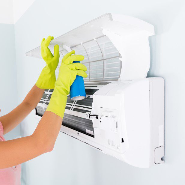 cleaning debris from the air conditioner, auburndale fl