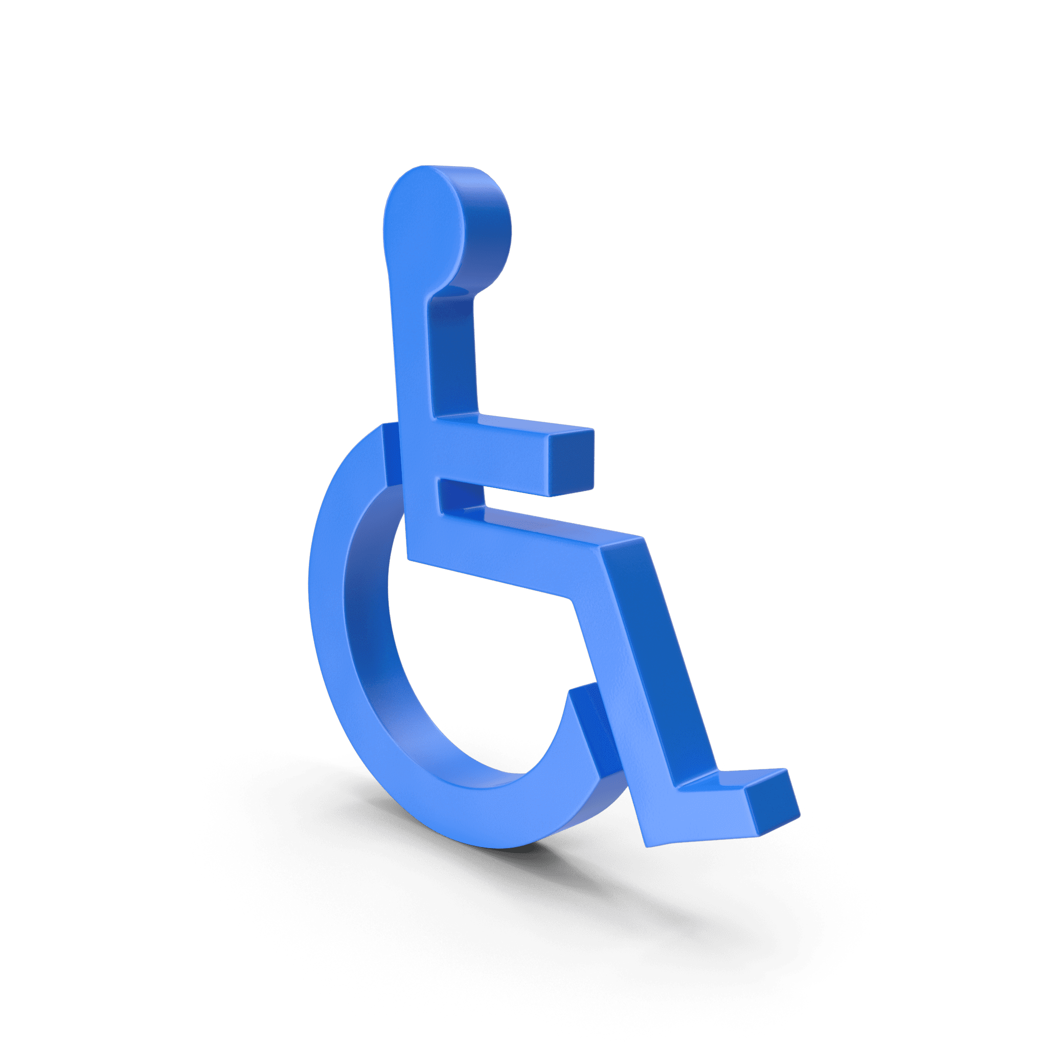 Blue Handicap Symbol